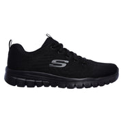 Skechers 12615 Graceful Get Connected Trainers Black-1