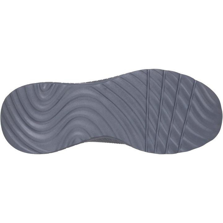 Men's Wide Fit Skechers Slip-ins 118312 Bobs Sport Squad Chaos Solid Step Trainers in Dark Grey - Image 1
