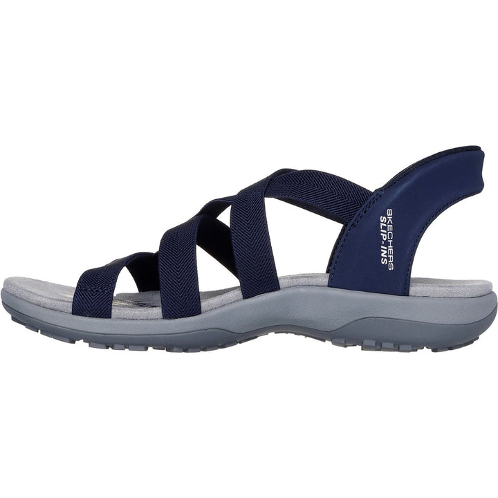 Women's Wide Fit Skechers 163460 Slip-ins Reggae Slim Stretch Flex Sandals