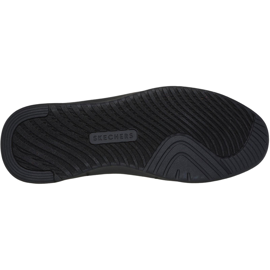 Women's Wide Fit Skechers 183175 Court Break Suit Sneakers in Black - Image 13