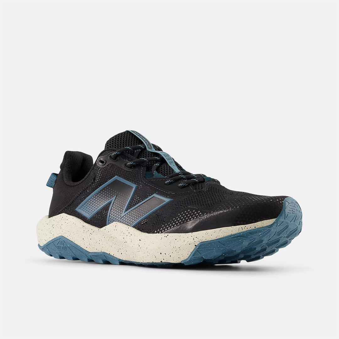 Men's Wide Fit New Balance MNTR9D5 Dynasoft Nitrel V6 Trail Walking/Running Trainers in Black/Salt Water - Image 3