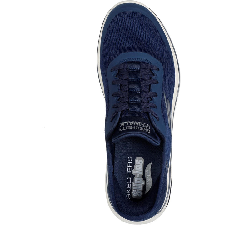 Men's Wide Fit Skechers 216602 Slip-ins Arch Fit 2.0 Simplicity Trainer in Navy - Image 1