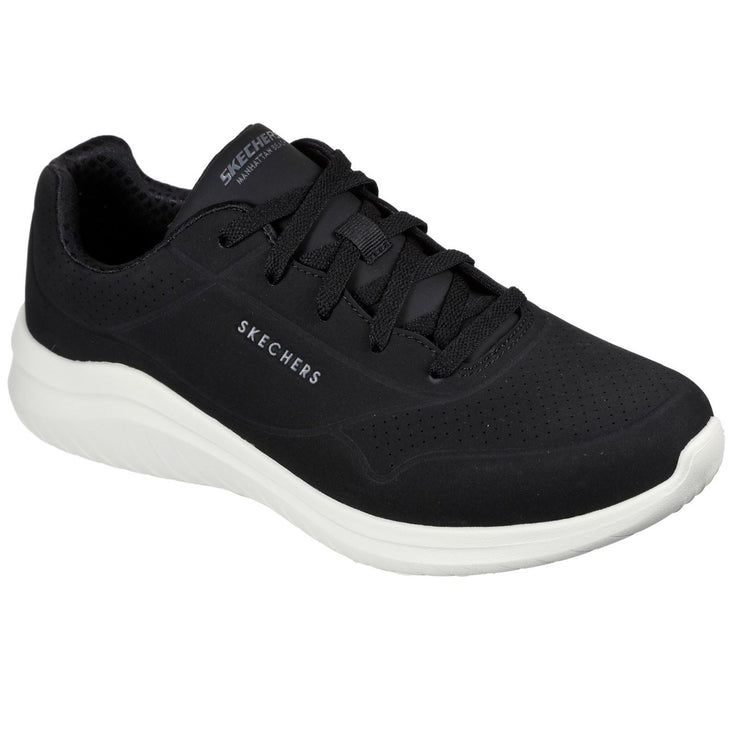 Men's Wide Fit Skechers 232209 Ultra Flex 2.0 Vicinity Trainers - Black ...