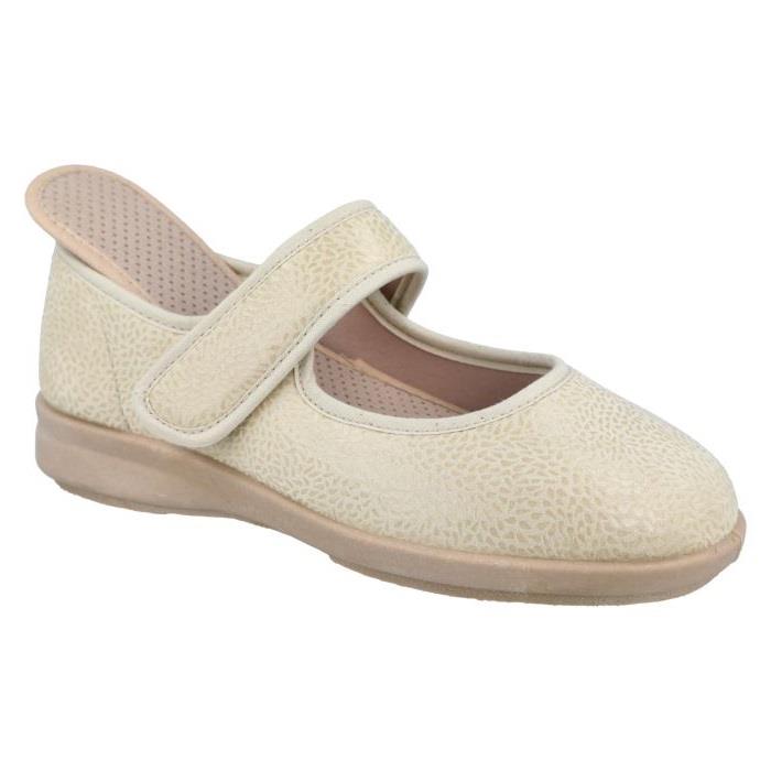 Women's Wide Fit DB Nieve Slippers in Black Stretch - Image 1