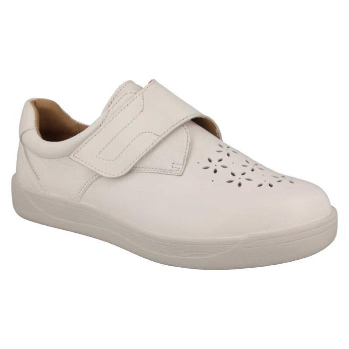 Women's Wide Fit DB Jocelyn Shoes in Navy Leather - Image 1