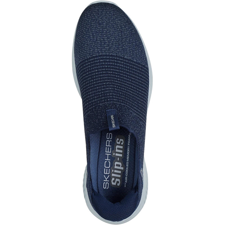 Men's Wide Fit Skechers 232901 Slip-ins Ultra Flex 3.0 Nezzo Trainers in Navy/Blue - Image 5
