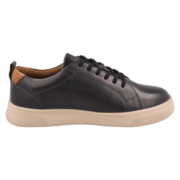 Men's Wide Fit DB Luca Shoes in Navy Leather - Image 1