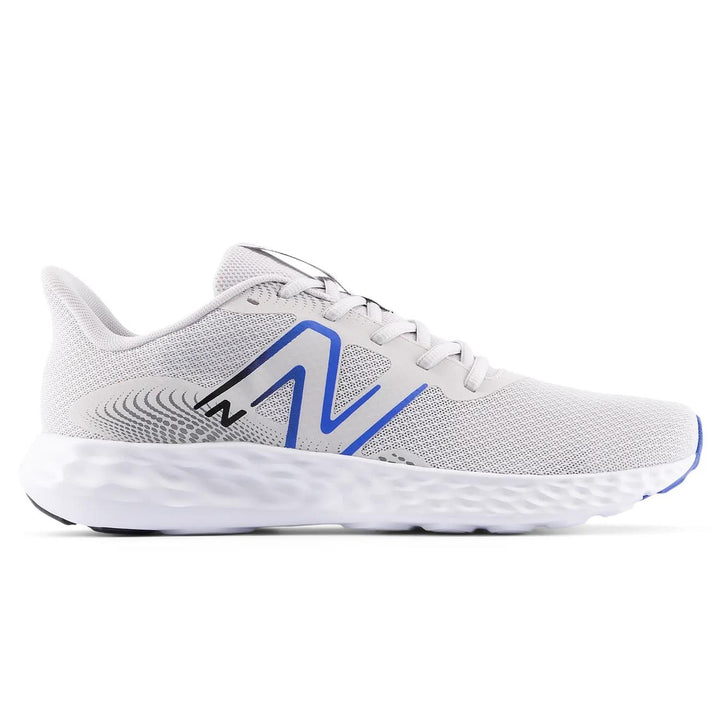 Men's Wide Fit New Balance Dynasoft M411626 Walking/Running Trainers in Grey/Matter - Image 1