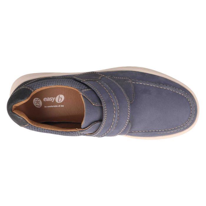 Men's Wide Fit DB Ethan Shoes in Denim Nubuck - Image 1