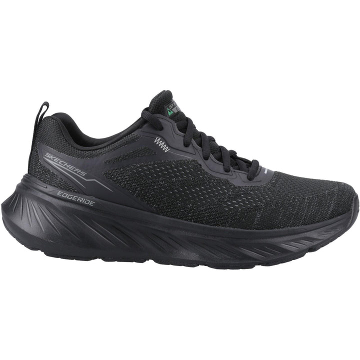 Men's Relaxed Fit Skechers Edgeride 232836 Exxo Trainers in Black - Image 1