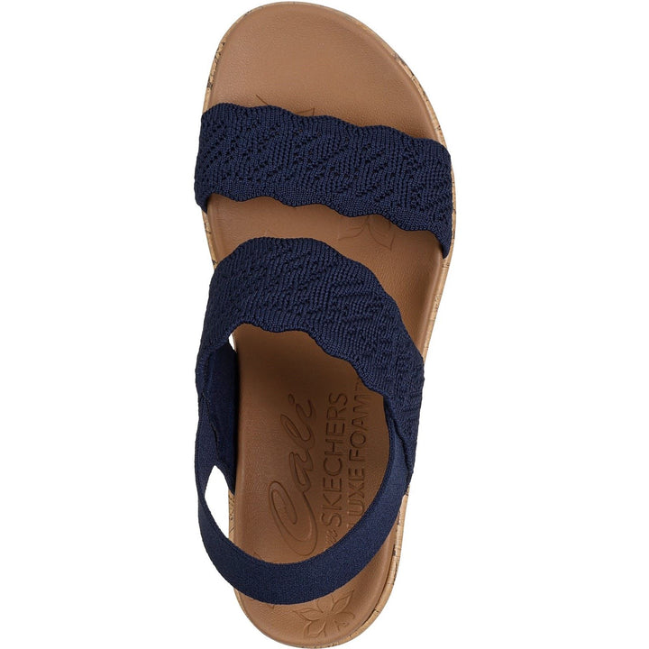 Women's Wide Fit Skechers 119591 Everlee Timeless Touch Sandals