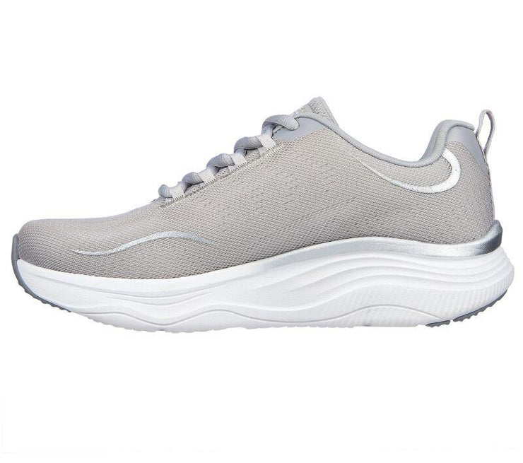Women's Wide Fit Skechers 149837 D'lux Fitness Pure Glam Trainers ...