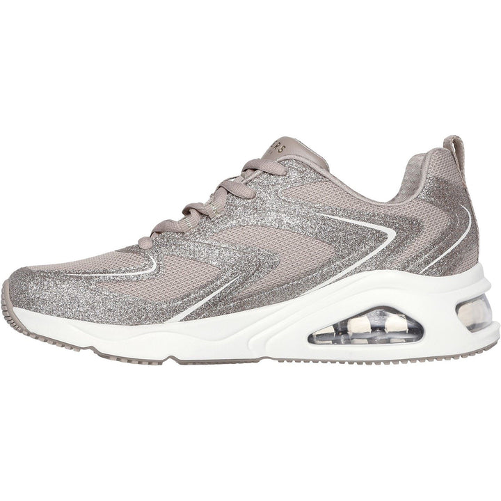 Women's Wide Fit Skechers Tres-Air Uno Glit Airy Trainers