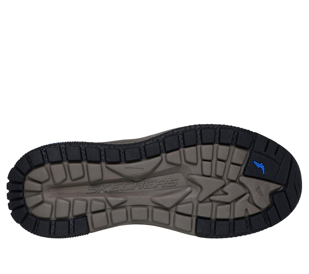 Men's Wide Fit Skechers Slip-ins 205285 Fit Meroe Pikeman Waterproof Trainers in Black - Image 11