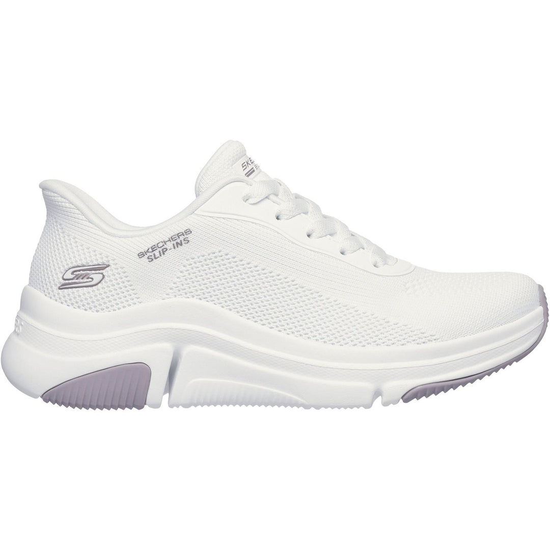 Women's Wide Fit Skechers 117587 Slip-ins Bobs Sport Sparrow Flex Trainers in Blush - Image 8