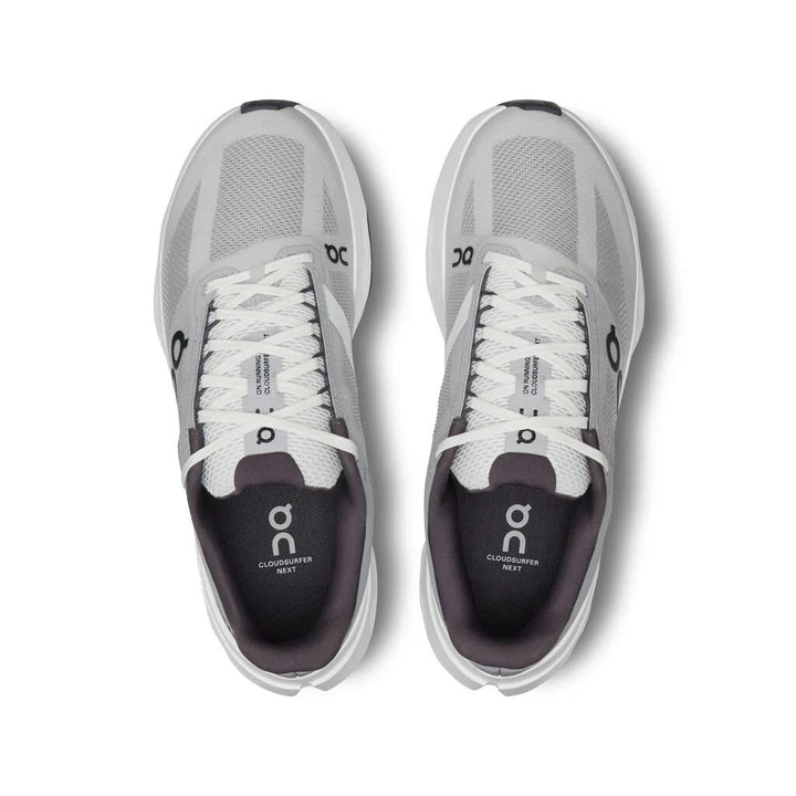 Women's Wide Fit On Cloudsurfer Next Wide Training Shoes - Glacier/White