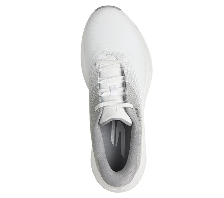 Men's Wide Fit Skechers Slip-ins 214153W Golf Waterproof Flow SI Trainers in White - Image 1
