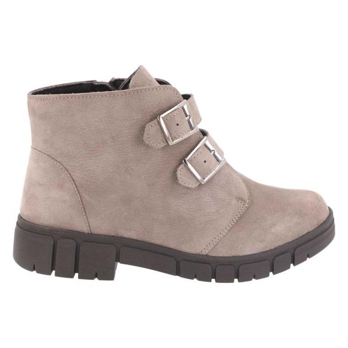 Women's Wide Fit DB Penelope Buckle Boots in Black Leather - Image 1