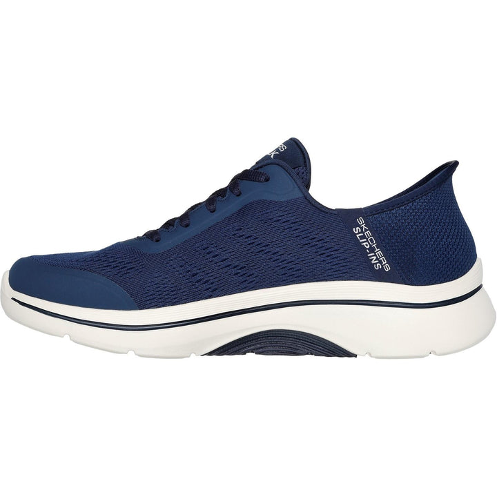 Men's Wide Fit Skechers 216602 Slip-ins Arch Fit 2.0 Simplicity Trainer in Navy - Image 1