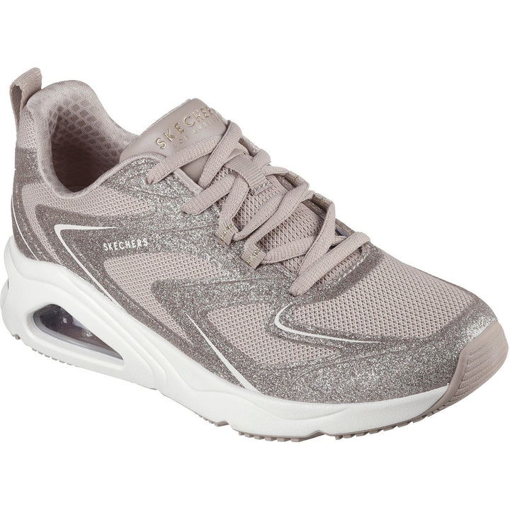Women's Wide Fit Skechers Tres-Air Uno Glit Airy Trainers