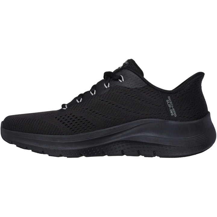 Men's Wide Fit Skechers 232712 Slip-ins Arch Fit 2.0 Lestur Trainers in Black - Image 1