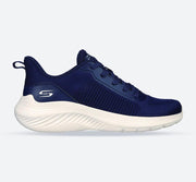 Skechers 117470 Wide Bobs Squad Wave Trainers Navy-main