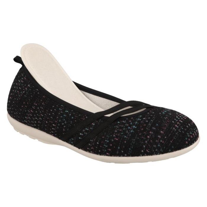 Women's Wide Fit DB Foxtail Canvas in Black Canvas - Image 1