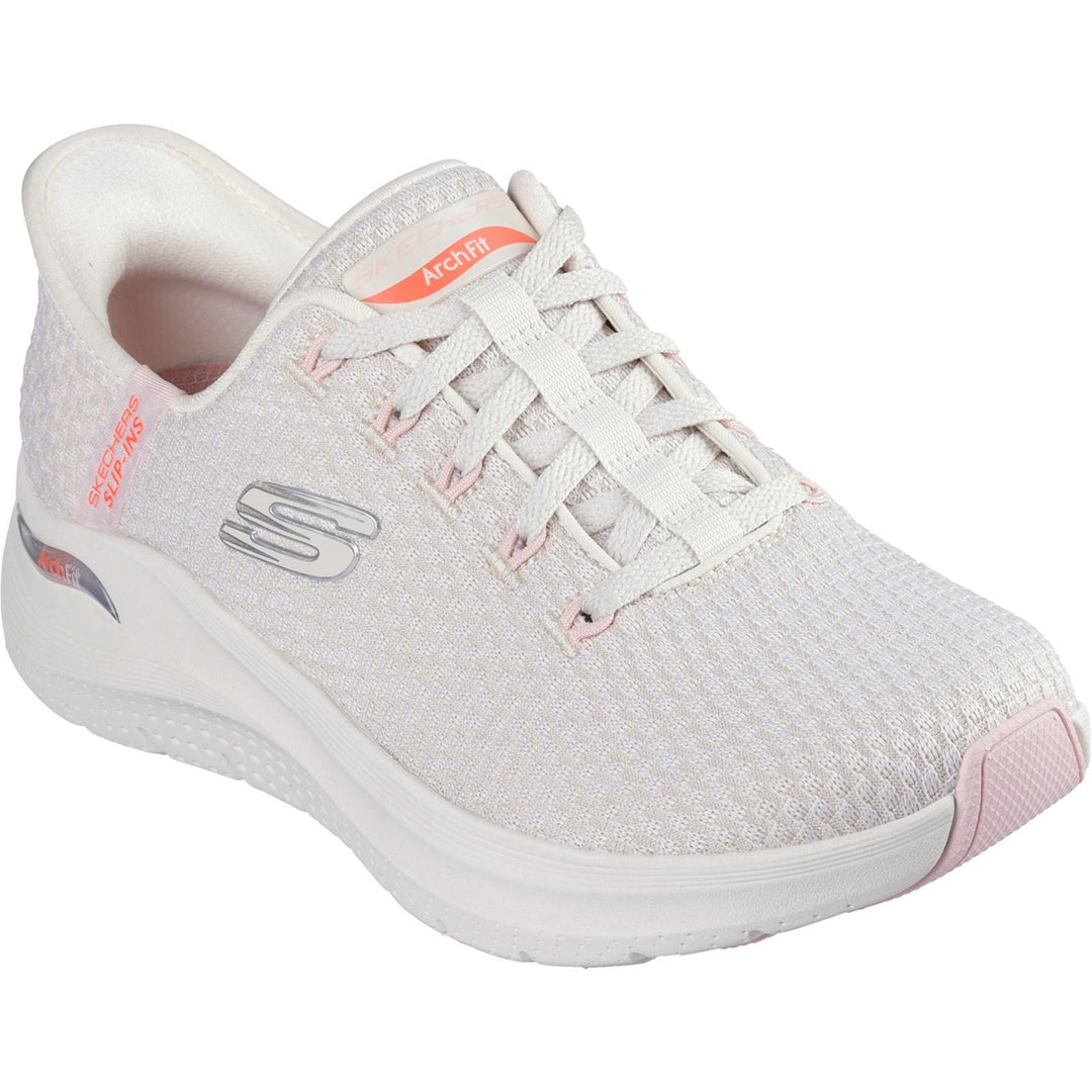 Women's Wide Fit Skechers 150322 Slip-ins Arch Fit 2.0 Trainers