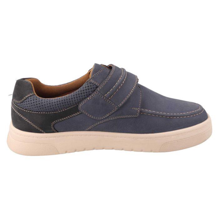 Men's Wide Fit DB Ethan Shoes in Denim Nubuck - Image 4