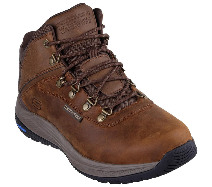 Men's Wide Fit Skechers Slip-ins 205285 Fit Meroe Pikeman Waterproof Trainers in Black - Image 1