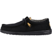 Heydude  40163 Wally Corduroy Black Extra Wide Shoes-4