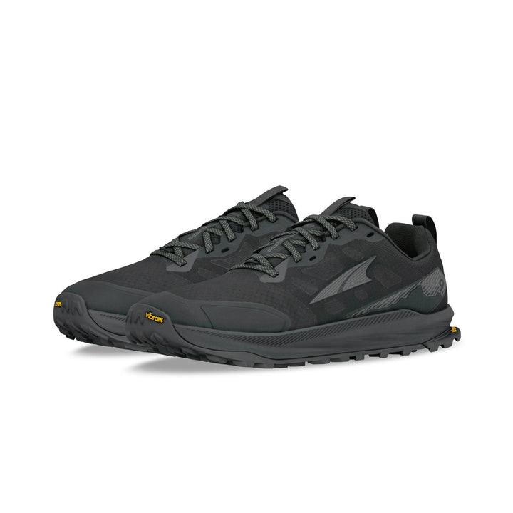 Men's Wide Fit Altra Lone Peak 9 Trail Running Trainers in Black - Image 1