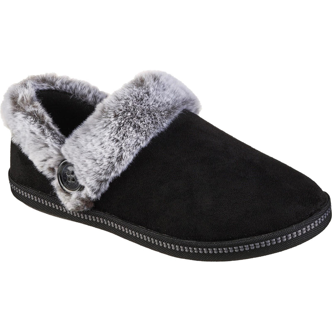 Women's Wide Fit Skechers Cozy 167219 Campfire Fresh Toast Slippers in Chestnut - Image 3