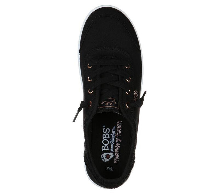 Women's Wide Fit Skechers Bobs 33492 Shoes
