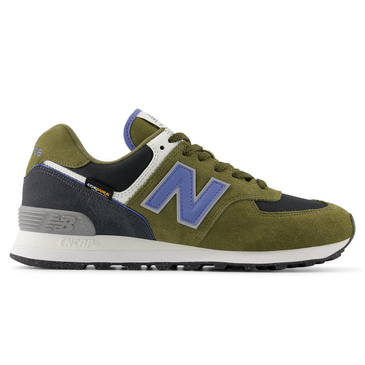 Men's Wide Fit New Balance U5743IR Green Shoes Trainers in Green - Image 1