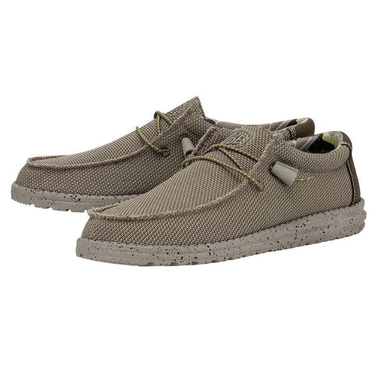 Men's Wide Fit Heydude Wally Sox Triple Needle Shoes