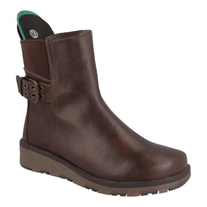 Women's Wide Fit DB Yosemite Boots in Black Synthetic - Image 11
