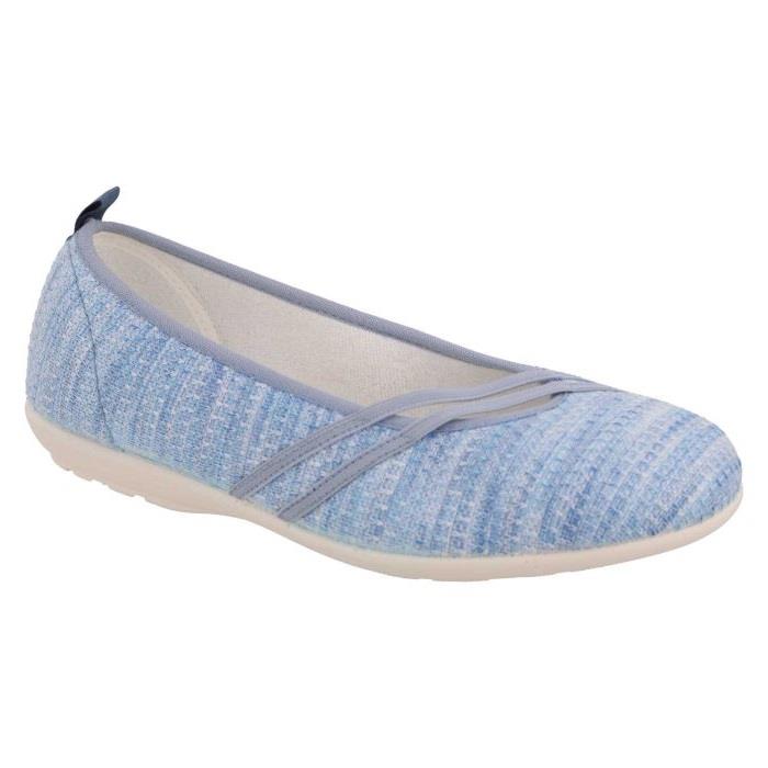 Women's Wide Fit DB Foxtail Canvas in Black Canvas - Image 7