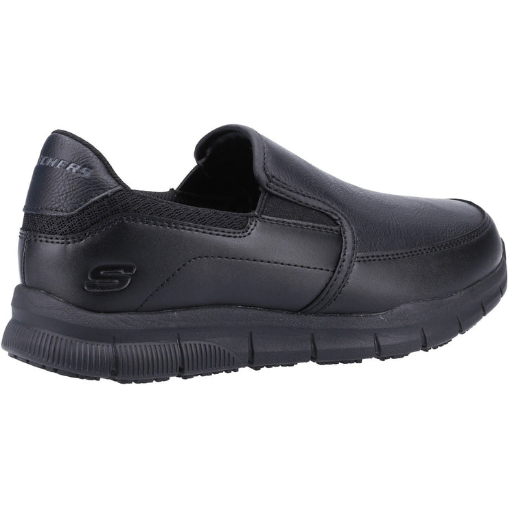 Women's Wide Fit Skechers 77236EC Nampa Annod Occupational Trainers