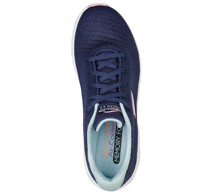 Women's Wide Fit Skechers 149645 Skech-Air Extreme 2.0 Classic Vibe Trainers
