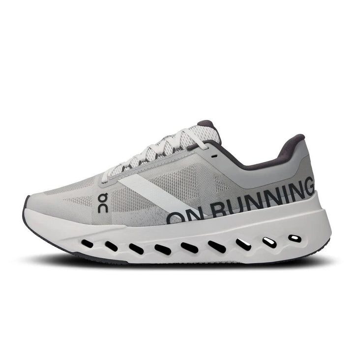 Women's Wide Fit On Cloudsurfer Next Wide Training Shoes - Glacier/White