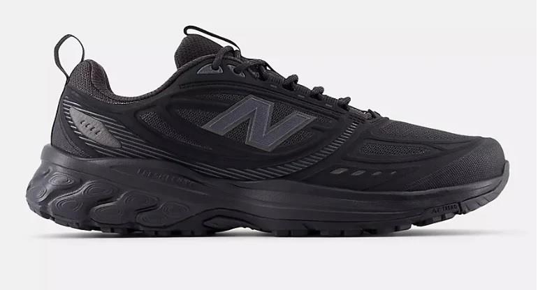 Mens Wide Fit New Balance M4105FS Trainers - Black in Black - Image 1