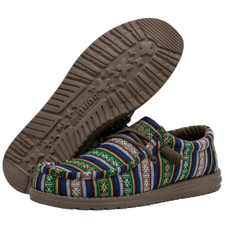 Men's Wide Fit Heydude Classic Wally Serape Shoes