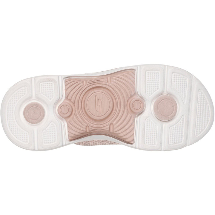 Women's Wide Fit Skechers Go Walk Arch Fit 2.0 Destined Sandals in Black - Image 1