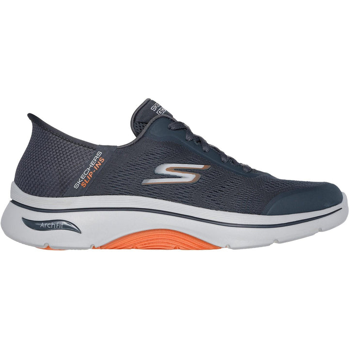 Men's Wide Fit Skechers 216602 Slip-ins Arch Fit 2.0 Simplicity Trainer in Navy - Image 1
