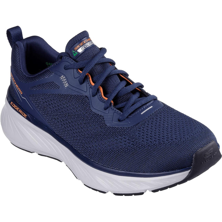 Men's Relaxed Fit Skechers Edgeride 232836 Exxo Trainers in Black - Image 1