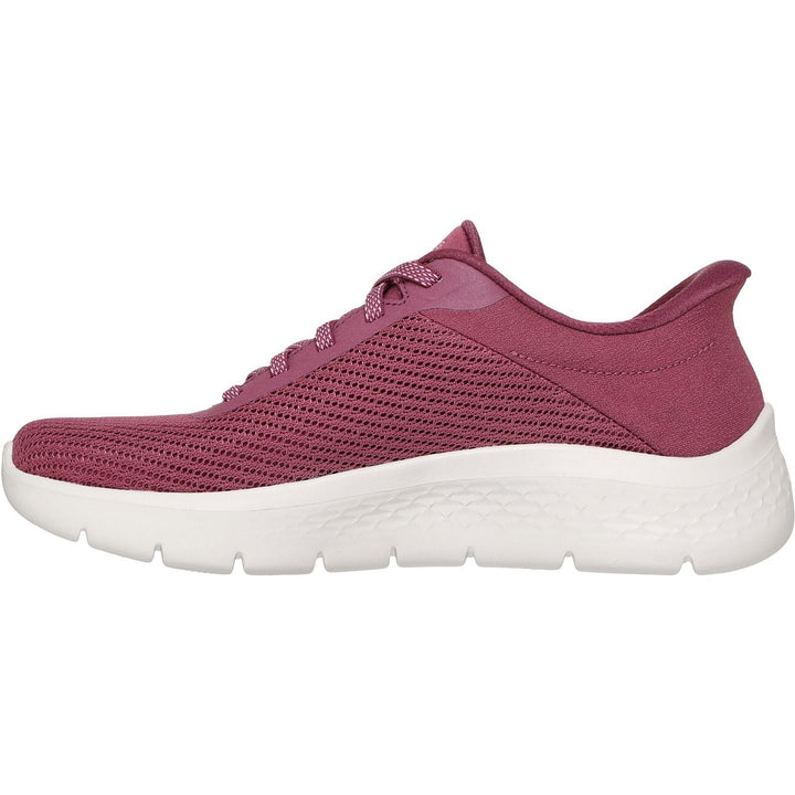 Women's Wide Fit Skechers 125516 Slip-ins Go Walk Flex Carla Trainers in Black - Image 1