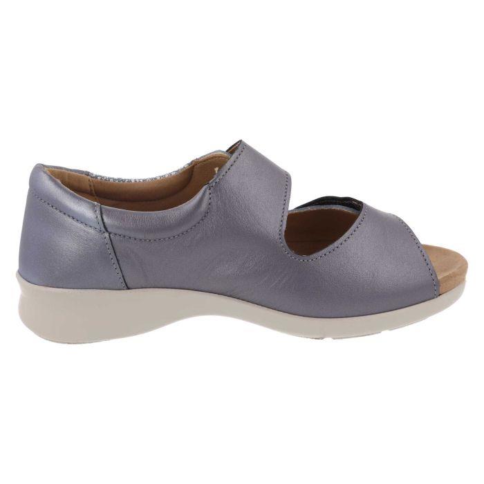 Women's Wide Fit DB Bugle Sandals in Sky Blue Multi Leather - Image 4