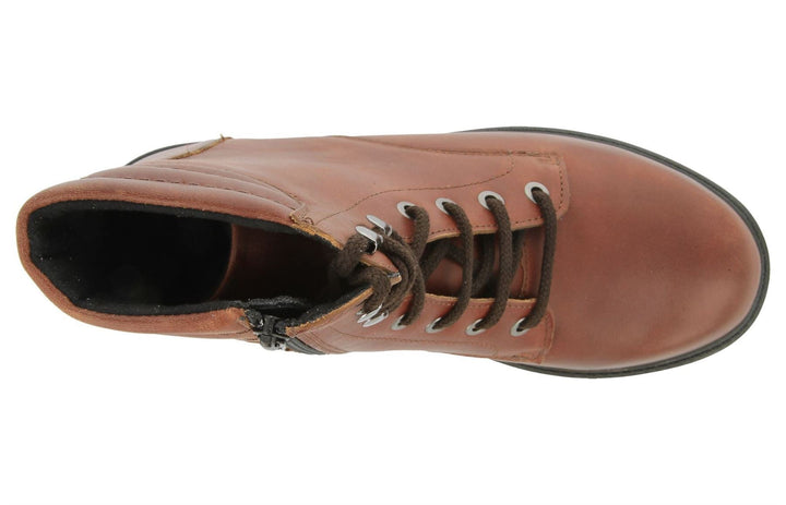 Womens Wide Fit DB Reef Boots in Chestnut Brown - Image 1