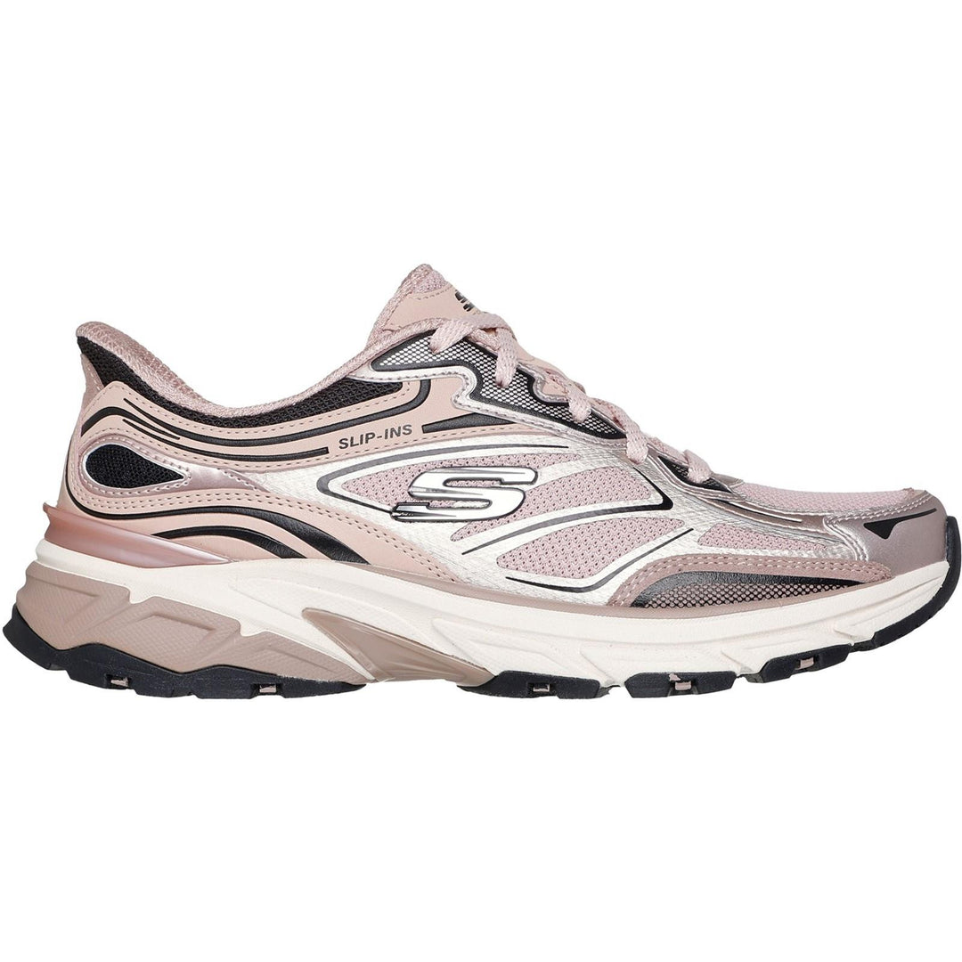 Women's Wide Fit Skechers 150710 Slip-ins Stamina Sport Trainers in Black - Image 10